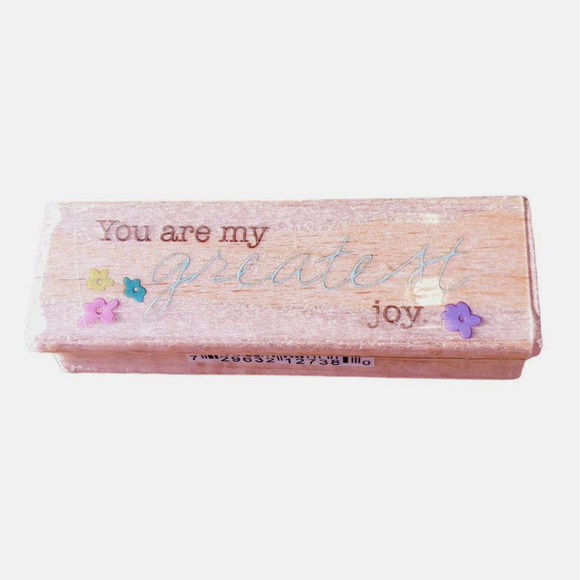 You Are My Greatest Joy Studio G Wood Mounted Rubber Stamp - Picture 9 of 9
